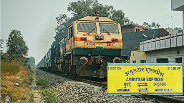 Indian Railways - Offlink SBI WDG-4 "Gir Lion" Roaring with 11057 CSMT - ASR Express!