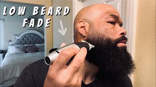 Fade Your Beard Into A Bald Head / Low Beard Fad / Skin Beard Fade and Beard line up