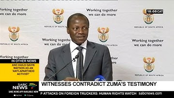 State Capture Inquiry | Witnesses contradict Zuma