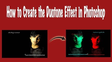 how to Create the Duotone Effect in Photoshop | Photoshop Effects tutorial | Photoshop tutorials