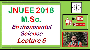 JNU MSc Environmental Sciences Entrance Exam 2018 | Paper Analysis | Lecture 5 #EnvironmentalScience