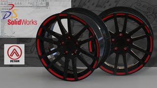 SOLIDWORKS wheel Rim  Alwis Design