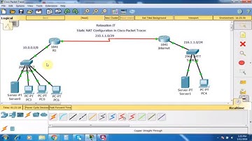 Static NAT Configuration in Cisco Packet Tracer - Part 17 | CCNA 200-125 (Routing & Switching)