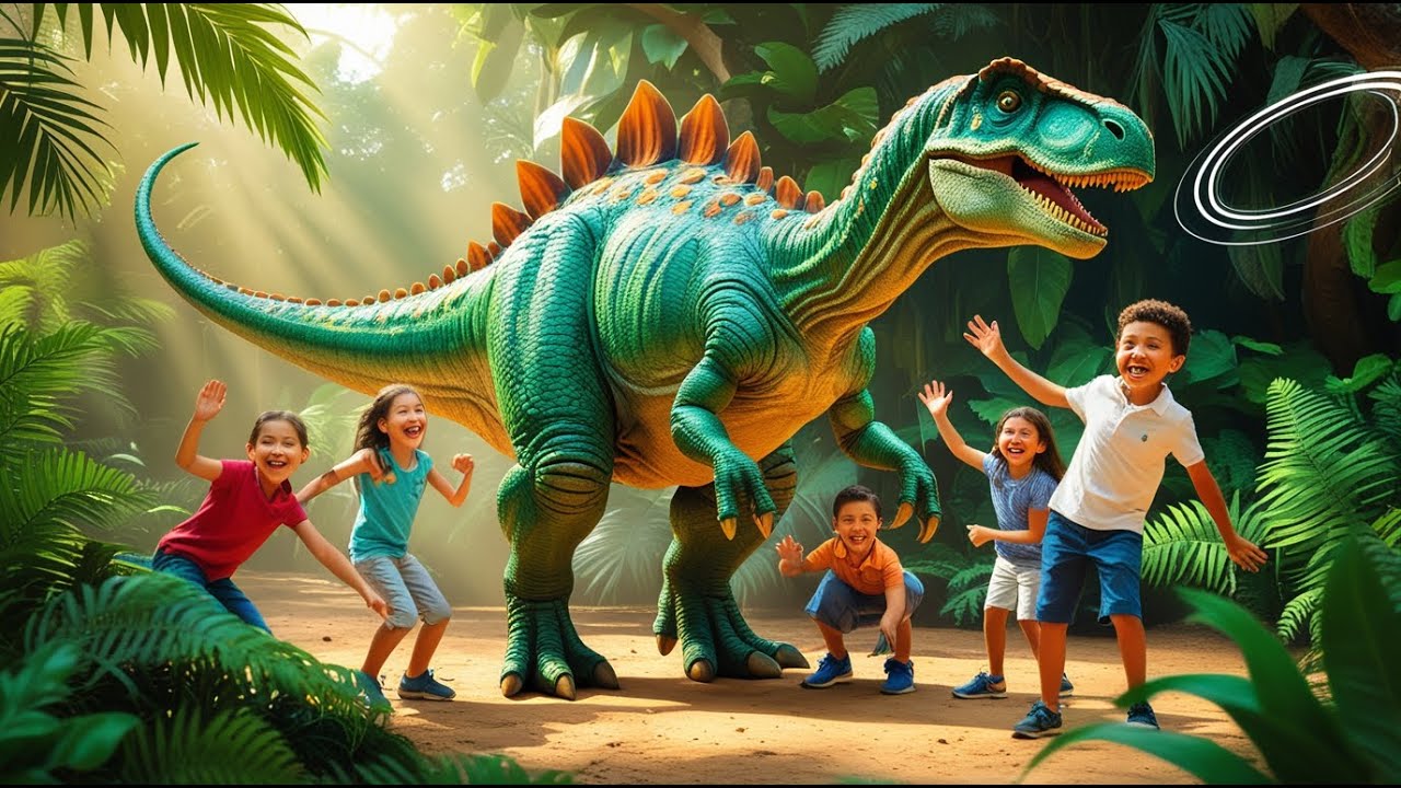 Dino Stomp Song 🦖🦕 | Dinosaur Dance & Counting Song for Kids | Nursery Rhymes & Baby Songs