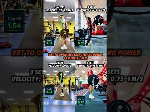 💥 4 Essential Lifts #volleyball #vbt #workout #exercise #squat #deadlift #power #strength
