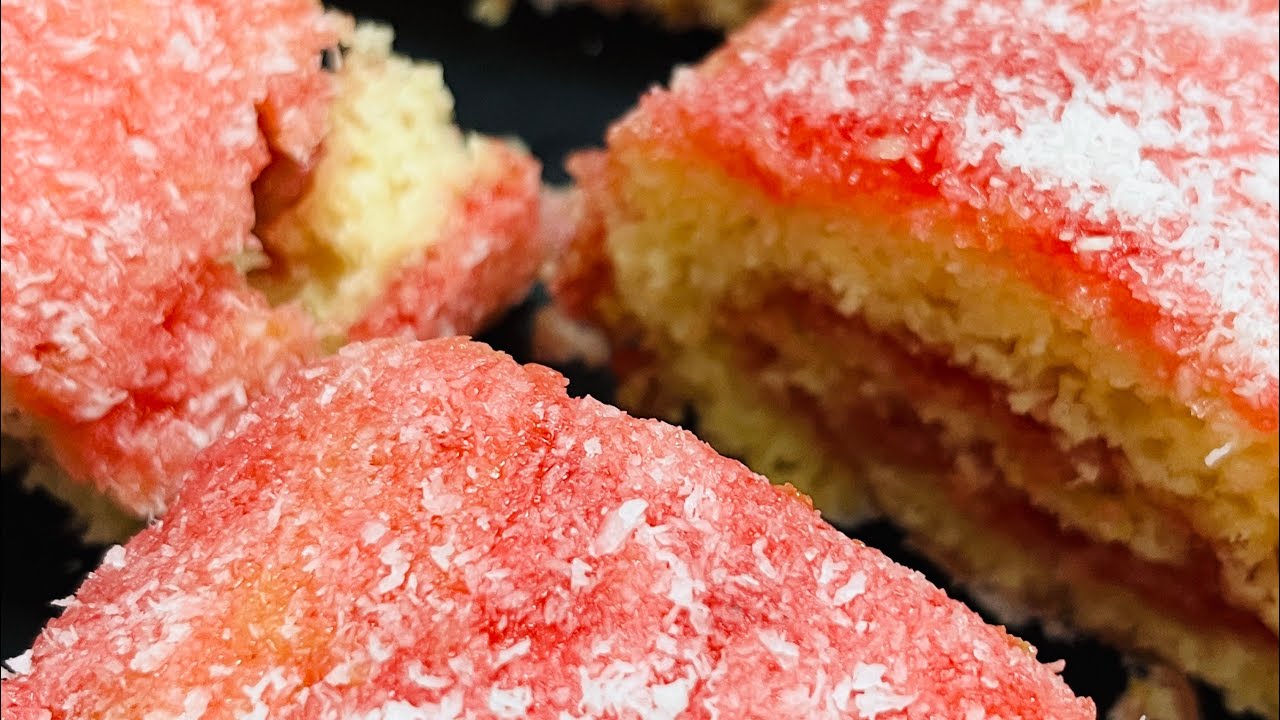 Coconut 🥥 Jam Swiss roll