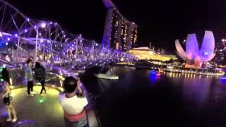 Singapore Marina Bay bridge