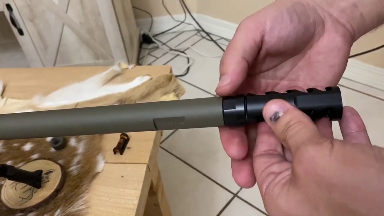PVA JET4 Self Timing Muzzle Brake Install YouTube
