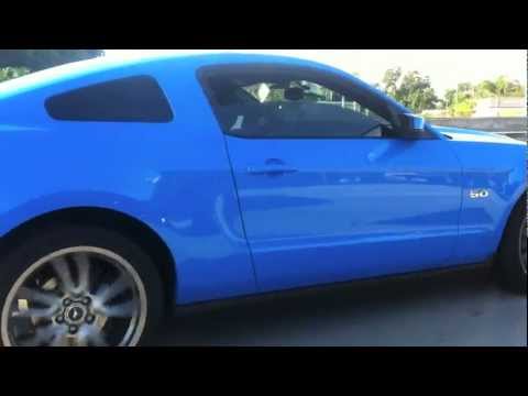 2012 mustang gt with 3" X pipe and Borla attack axle back exhaust sound 2011