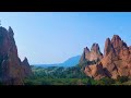 Garden of the gods drive through Colorado Springs Colorado