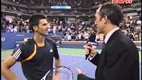 John McEnroe vs Novak Djokovic 2009 US Open