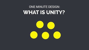 One Minute Design: What is Unity? (in Graphic Design)