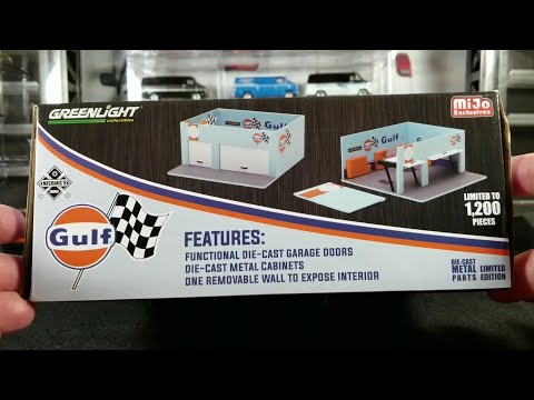 MIJO *Exclusive* Gulf Oil Weekend Workshop Diorama by