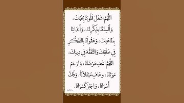 اللهم اجعل القرآن الكريم ربيع قلوبنا ونور صدورنا وذهاب همومنا واحزاننا يارب العالمين #اذکار #دعاء