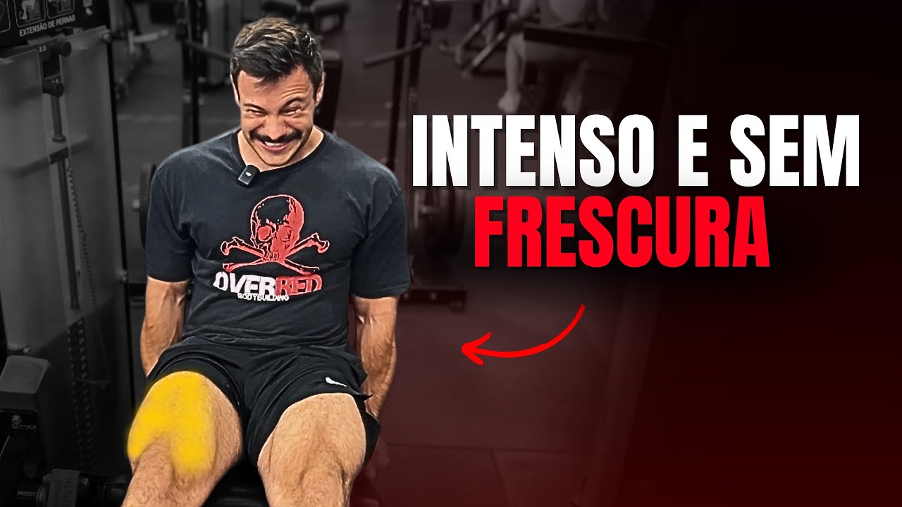 TREINO COMPLETO DE PERNAS COM BAIXO VOLUME