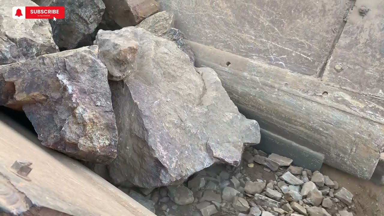 WORLD'S BIGGEST Rock Crusher DESTROYSGIANT Mountain Stone! #crushing #viralvideo 🥵