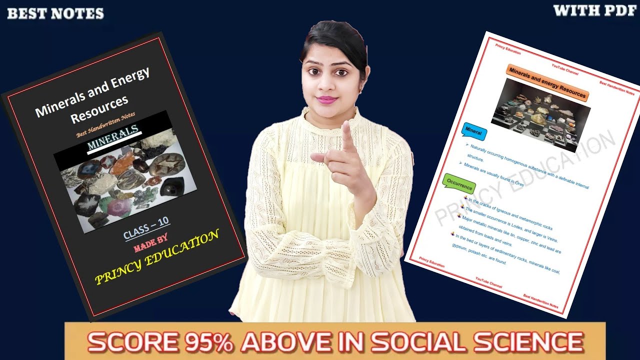 Minerals And Energy Resources Class 10 Cbse Notes Pdf Class 10 Social Minerals and energy resources class 10 cbse notes pdf class 10 social