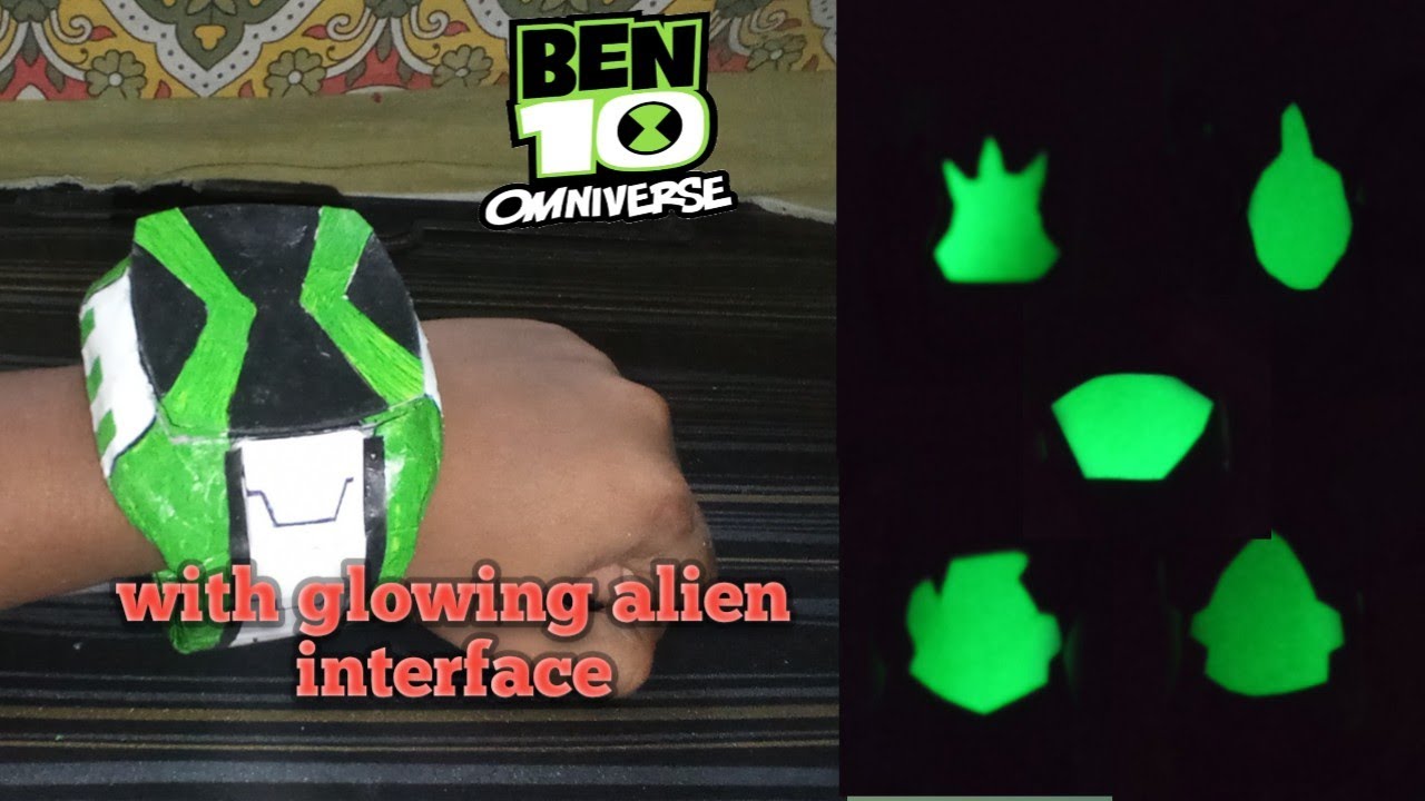 All New Best DIY BEN 10 OMNITRIX  How To Make Alien Watch with Interface &  More +FREE TEMPLATE 