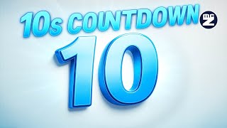 Colorful 10 Second Countdown 💫 | 3D Timer in Blue, Magenta, Yellow, Green | HD Visuals