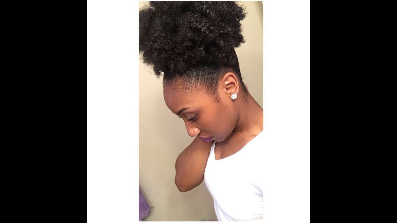 Natural Hair High Puff Tutorial YouTube natural-hair-high-puff-tutorial-youtube