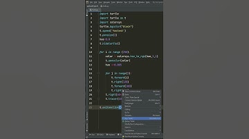 Amazing Turtle design using python | How to create Amazing Turtle Design in python | Turtle #shorts