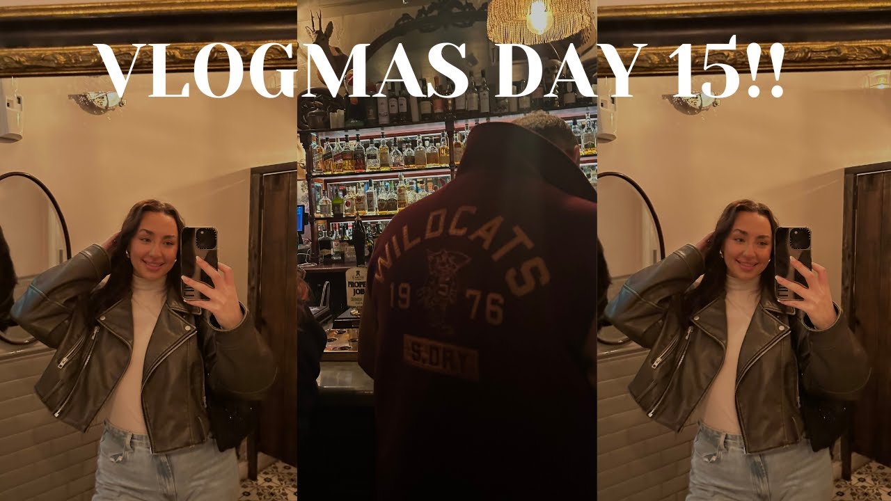 VLOGMAS DAY 15 | Come With Me For Drinks :)) - YouTube