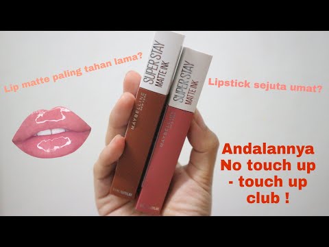 Barra de Labios Matte Ink Nude 75 Fighter, Maybelline Super Stay. 