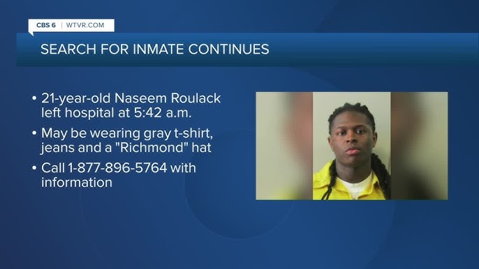 Naseem Roulack: Search underway for inmate who escaped St. Mary's