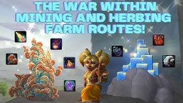 BEST Mining & Herbalism Routes: The War Within | ALL Zones + Import Strings