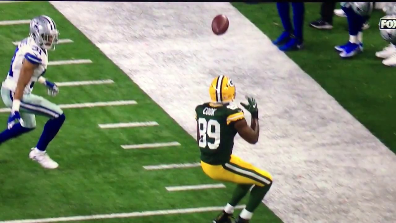 unbelievable Catch by Jared Cook [Packers vs. Cowboys] - YouTube