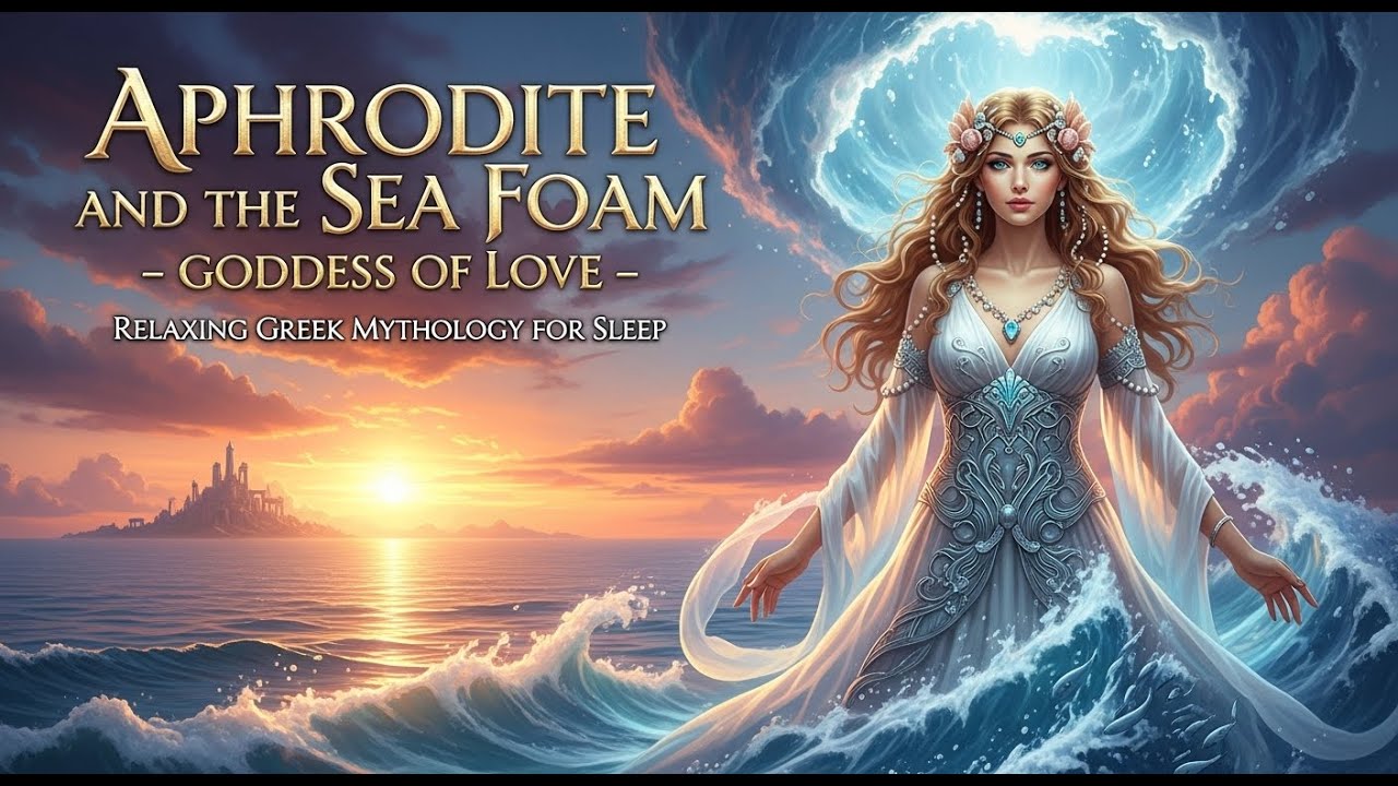 🌙 Aphrodite and the Sea Foam – Goddess of Love | Relaxing Greek ...