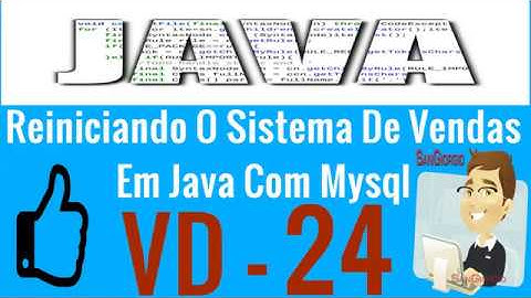 Curso Programação - Curso Completo De Java E MYSQL - Reiniciando o sistema de vendas - 24