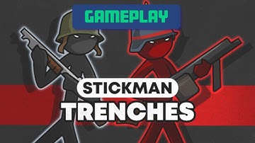 Stickman Trenches - 1080p Gameplay, Walkthrough. ▲One Hour Gameplay