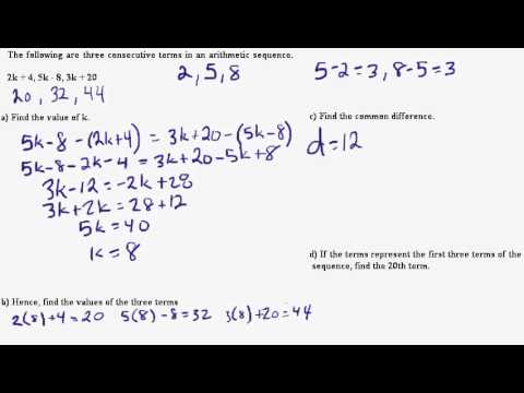 ib math studies arithmetic sequences part ii youtube ib math studies ia