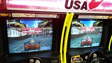 Sega Scud Race Twin Attract Mode