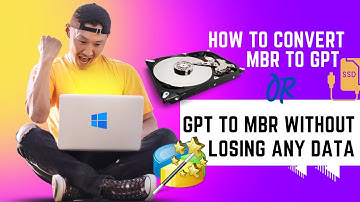 How to convert MBR to GPT Disk or GPT to MBR Disk without losing data| MiniTool Partition Wizard