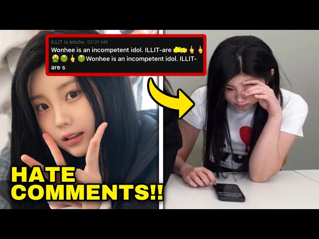 ILLIT fans Heartbroken by Wonhee’s reaction to seeing hate comments during weverse live #kpop class=