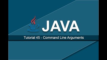 Java Tutorials - 45 Command Line Arguments