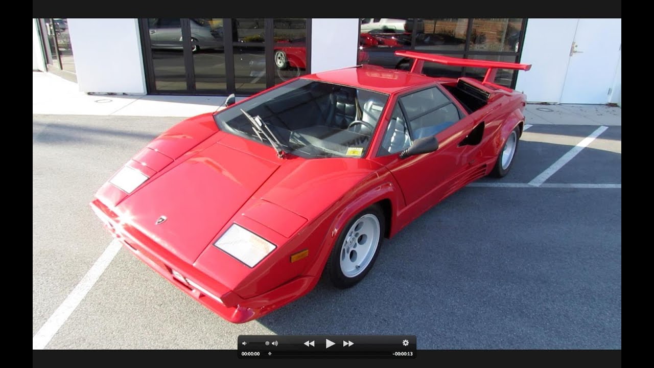 1988 Lamborghini Countach 5000 Quattrovalvole Start Up Exhaust And In Depth Tour