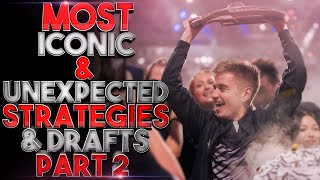 The MOST ICONIC & UNEXPECTED Strategies & Drafts which surprised the Dota 2 World - Part 2