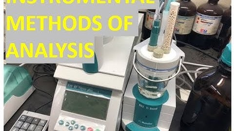 Instrumental Method of Analysis - Introduction/Shiv Bhadra Singh