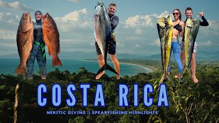The BEST of Spearfishing Costa Rica | 5 minutes of INSANE footage || Hunting Cubera Snapper and Tuna