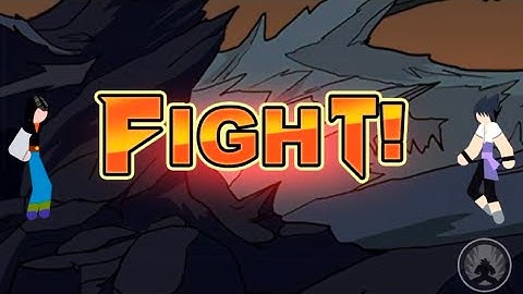 Android 17 VS Sasuke Cursemark