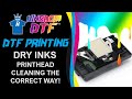 🔧 DTF Printing Print Head Maintenance & Cleaning of Dry Inks for Epson L1800 and Similar Printers