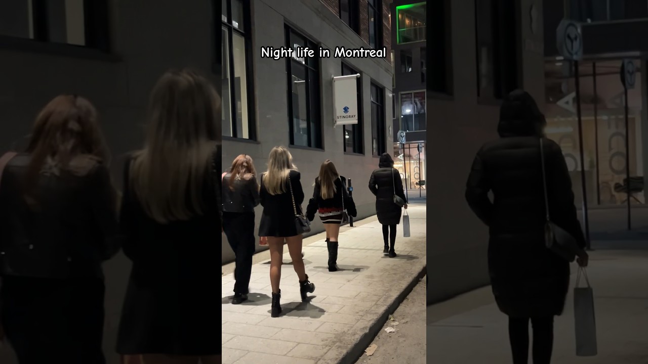 Night life in Montreal 🪩 