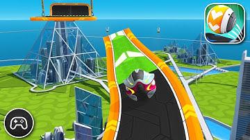 GyroSphere Trials - Gameplay Walkthrough Part 2 - Racing Game Levels 5-7 (iOS, Android)