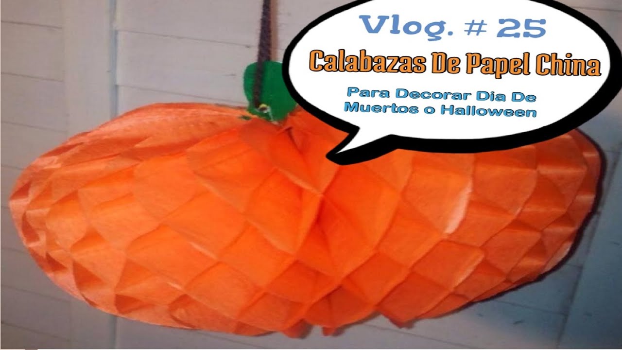 Como hacer una calabaza