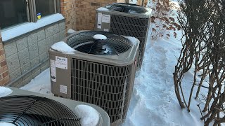 2 2025 Bryant Legacy Line Heat Pumps Defrosting