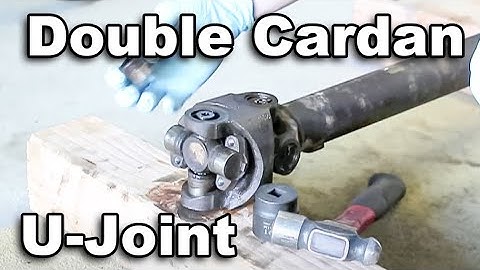 How To Replace a Double Cardan Joint