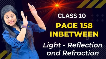 Page 158 | Inbetween Question | Chapter 9 | Light | Class 10 Science | NCERT